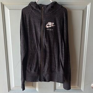 Nike Black Zip-Up Hoodie